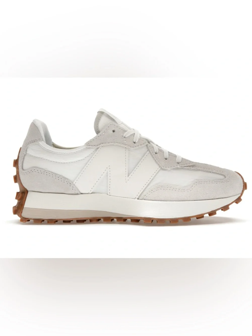 New Balance 327 White Cream Sneakers women’s size 10 - Picture 2 of 8